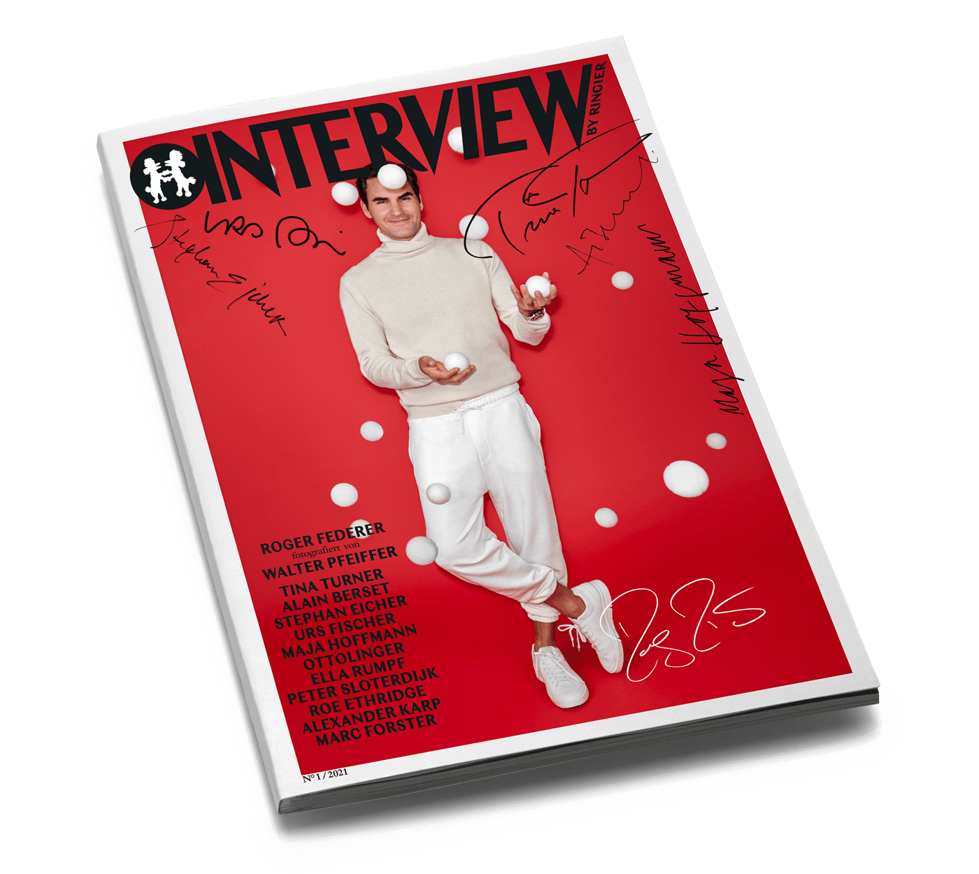 Magazin | Interview by Ringier | Roger Federer <h3>Das Magazin für gute Gespräche</h3>
<p>Grosse Persönlichkeiten, echte Dialoge, eine moderne Bildsprache und ein frisches Layout: das sind die Hauptzutaten von Interview by Ringier.</p>